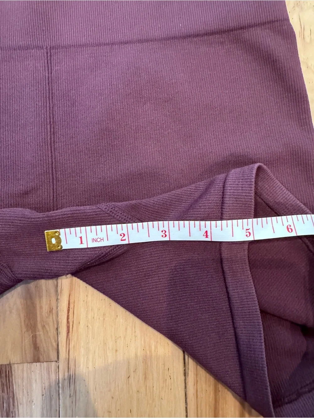 Women’s New Balance High-Waist Purple Biker Shorts